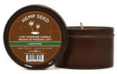 Hemp Seed 3-in-1 Massage Candle Cabin Fever 6oz/  170 G